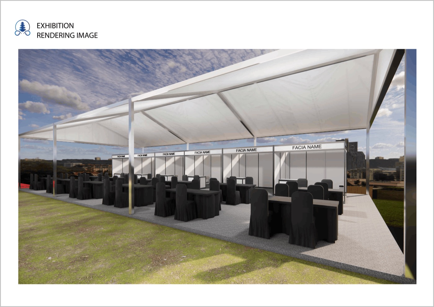 Rendering of the GHBC 2026 exhibition area