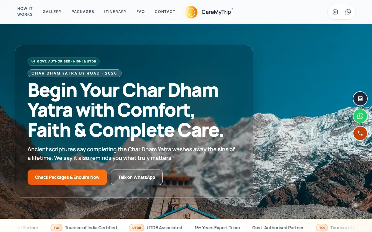 CareMyTrip: Chardham by Road