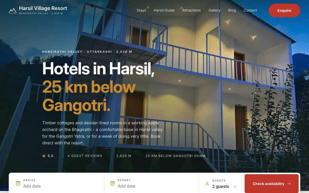 Harsil Village Resort